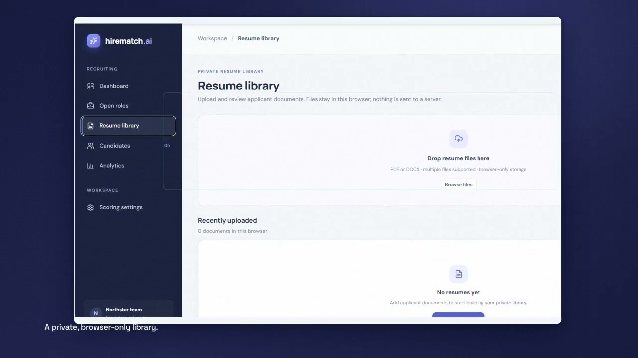 HireMatch tutorial