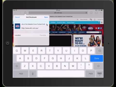 How to Create Bookmarks in Safari on Your iPad