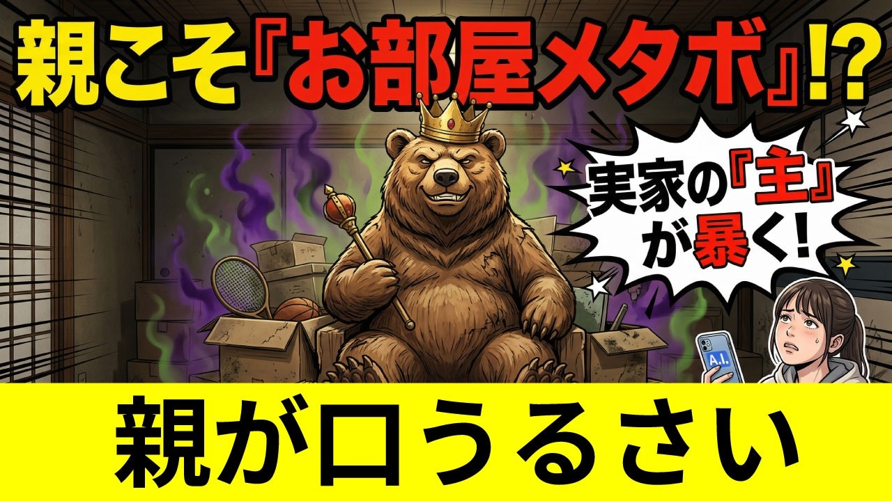 【親 片付け うるさい】実家暮らしのストレス限界！口出しを笑顔でスルーする「〇〇」の真実