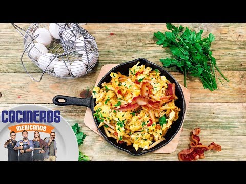 Receta: Revuelto de papas a la francesa | Cocineros Mexicanos