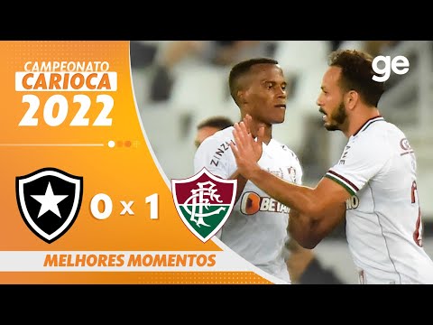 BOTAFOGO 0 X 1 FLUMINENSE | MELHORES MOMENTOS | SEMIFINAL CARIOCA 2022 | ge.globo