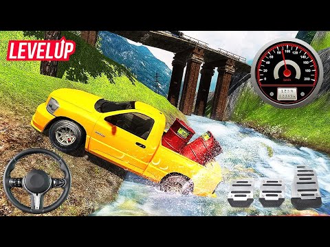 Offroad Hilux Pickup Truck Driver 2023 - 3D 4x4 Suv Vehicle Driving Simulator - Android GamePlay