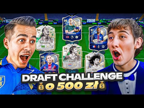 MOST EXPENSIVE DRAFT CHALLENGE for PLN 500 vs ZALEWSKYY | EA FC 26