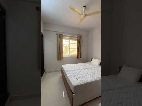 Video thumbnail for B504: Fully furnished 1 BHK Flat for rent in Whitefield | Kots Deux