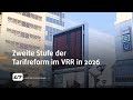 STUDIO 47 Live ZWEITE STUFE DER TARIFREFORM IM VRR IN 2026