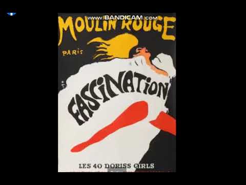 Betty MARS interprete FASCINATION de la revue du Moulin Rouge en 1968