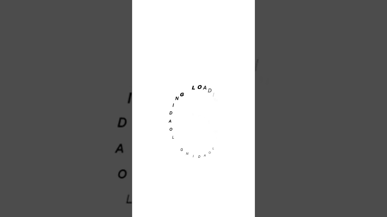 Infinite text loader Short