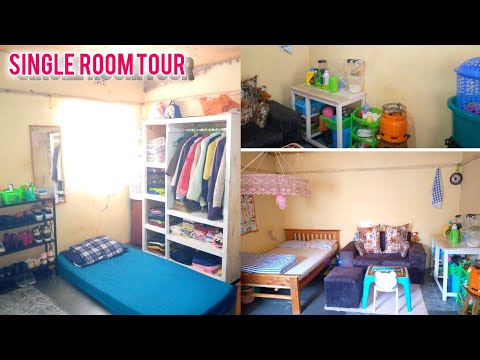 MY SINGLE ROOM HOUSE TOUR 2025// How to arrange a small room 🇰🇪. #singleroomtour