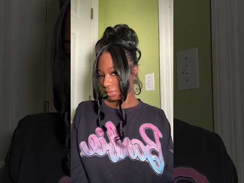 CLASSY UPDO USING ONLY CLIP INS | niyellej