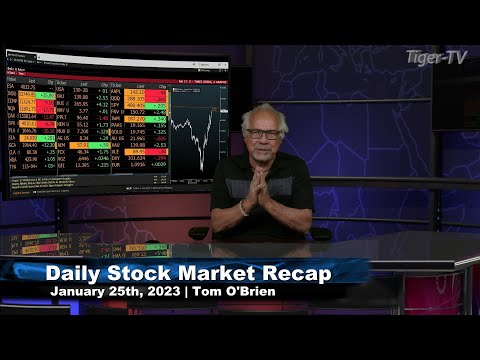 January 25th Daily Market Recap - 2023