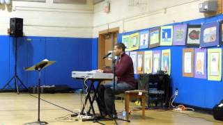 Anwar Robinson visits our school