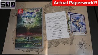 Ys VIII Unboxing Nintendo Switch - It Actually Comes With Stuff?!