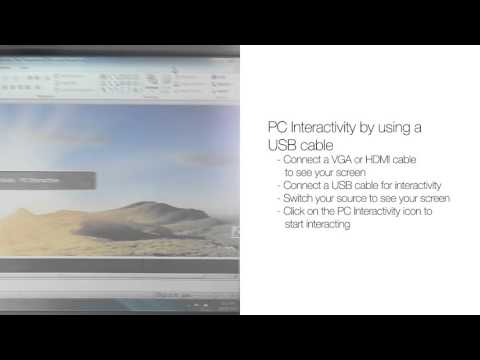 Epson Interactive Projector Tutorial - PC Interactivity
