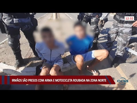Irmãos são presos com arma e motocicleta roubada na zona norte de Teresina 26 05 2021