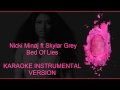 Nicki Minaj ft Skylar Grey - Bed Of Lies ( Karaoke Instrumental Version )