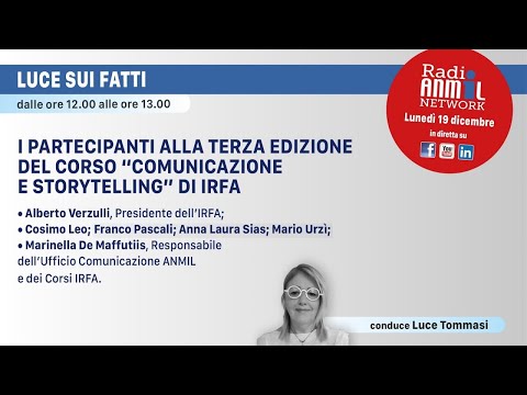 19.12.22 "Luce sui Fatti" - Buon Natale dai Corsi IRFA