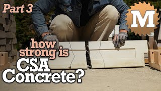 How Strong is CSA Concrete? - Deflection Test Lightweight Garden Box P