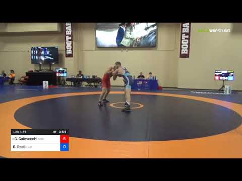 2018 Marine Corps US Open/Senior Men's Greco-Roman 77 Con 8 #1 - Curt Calovecchi (NMU-) Vs. Dylan