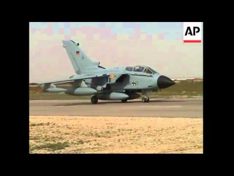 Six German Tornados arrive to join NATO operation in south of country