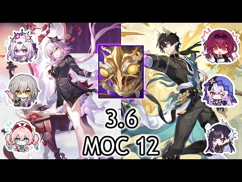 [Honkai: Star Rail] 3.6 Memory of Chaos / MoC 12: Mono Remembrance & E0S1 Hysilens DoT