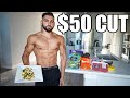 $50 FOR A WEEK OF CUTTING : Meal Prep on a Budget | Shopping and Cooking
