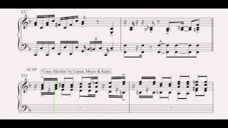 Keith Emerson CalJam Piano Improvisations Transcription