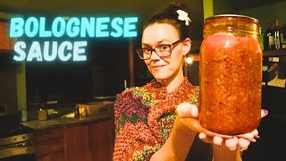 CANNING BOLOGNESE SAUCE | Hamakua Homestead