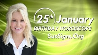 January 25 Zodiac Horoscope Birthday Personality - Aquarius - Part 1