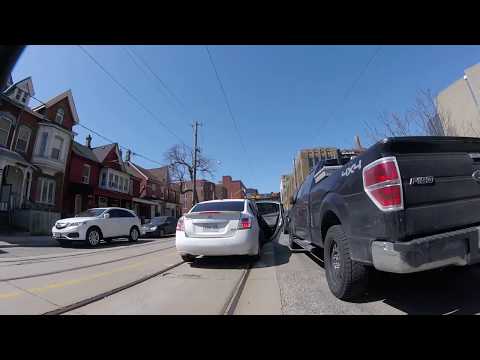Shocking Car Door Opening In Bicycle Lane