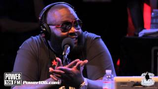 Rick Ross Talks &quot;3 Kings&quot; Collaboration with Jay-Z and Dr. Dre on Big Boy&#39;s Neighborhood