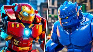 Hulkbuster vs Bomba-A no LEGO Marvel's Avengers