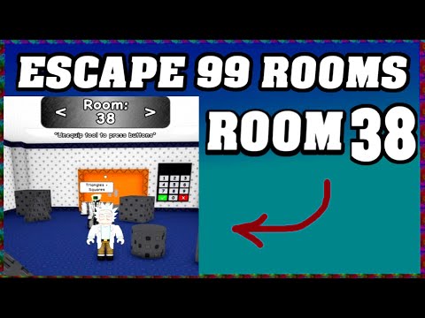 ROOM 38 ESCAPE 99 ROOMS Roblox Walkthrough [Full Guide English] 🗝️