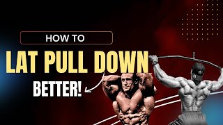 How to Lat Pull Down - Dorian Yates Explains