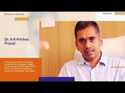 A World Heart Day message from Dr. A R Krishna Prasad - Medicover Hospital, Hyderabad (English)