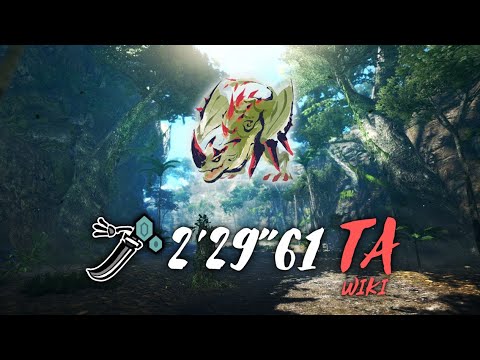MHR:Sunbreak PC - Espinas Long Sword/太刀 Solo 2'29''61 TA Wiki Rules