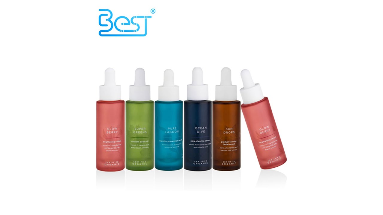 Mutiple Frosted Glass Serum Dropper Bottle from Shanghai BEST