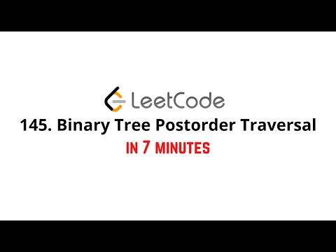 145 Binary Tree Postorder Traversal Java Solution