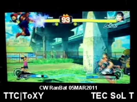 Couch Warriors 05 MAR 2011 TTC|ToXY (AK) vs TEC SoL T (RO) (SK) SSF4