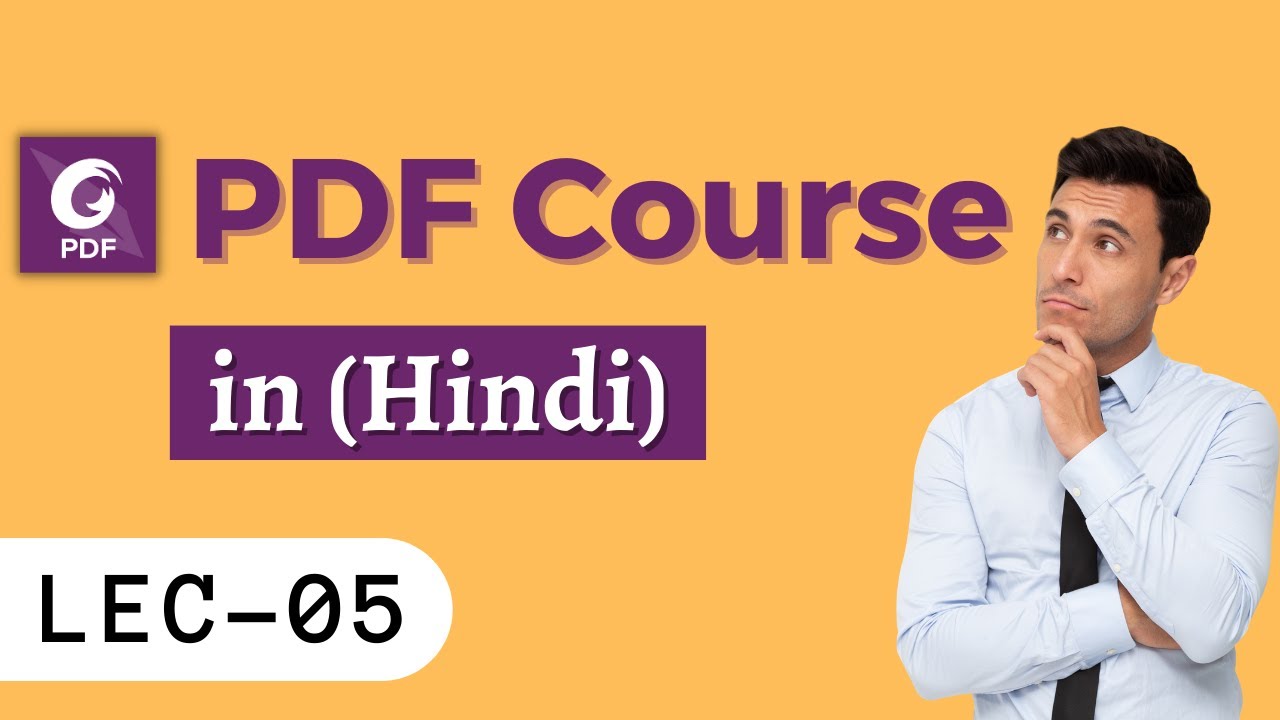 PDF full course in (HINDI) - LEC 5 - Fill & Sign Tab