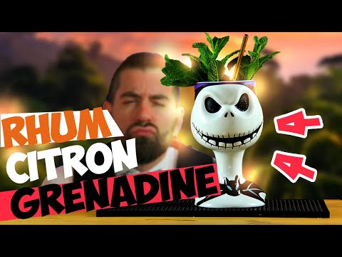 FACILE! Le Shrunken Skull, un Tiki Grenadine!