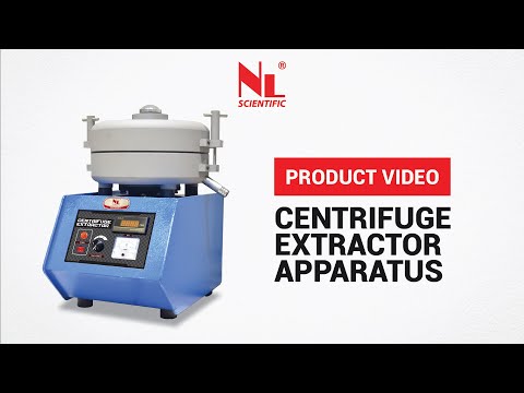 Centrifuge Extractor Apparatus