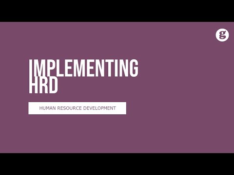 Human Resource Development
