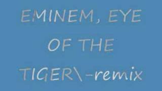 eye of the tiger, eminem remix