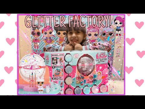 LOL Surprise! DIY GLITTER FACTORY! New! 😁