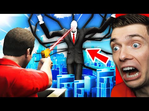 Hunting MASSIVE SLENDER MAN In GTA 5 (Terrifying)
