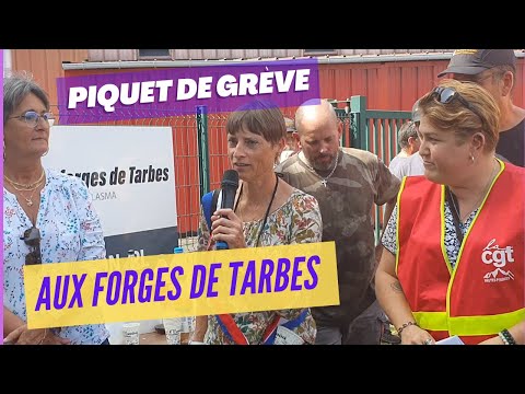 🪧 Piquet de grève aux Forges de Tarbes !