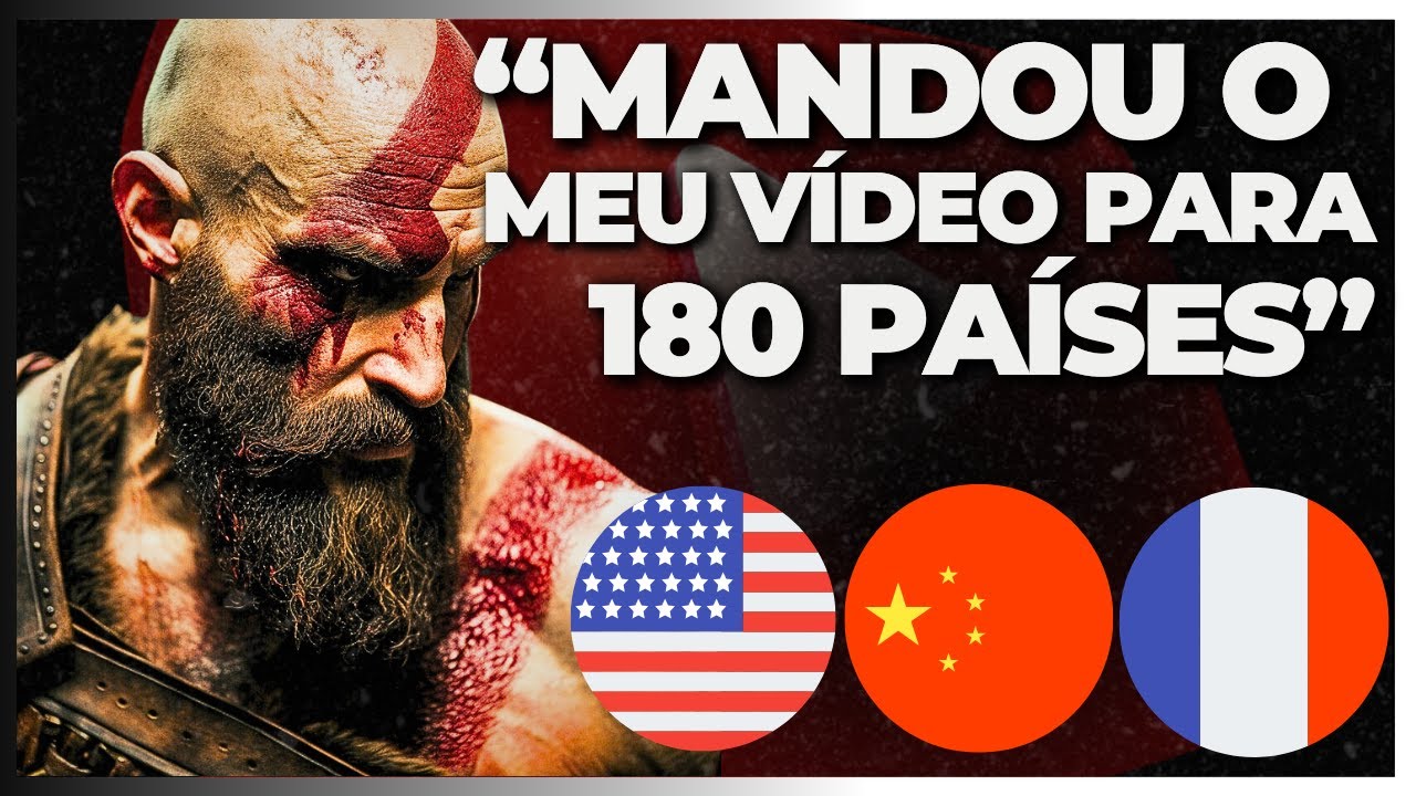 Fui escolhido para testar dublagem automática do youtube...