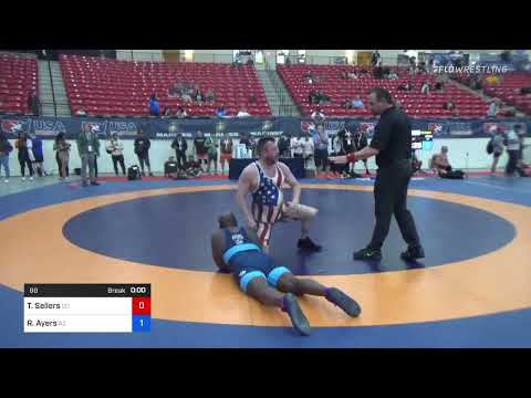 88 Lbs Rr Rnd 2 - Tom Sellers, Colorado Vs Ronald Ayers, Arizona B11d