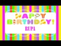 Rupa Birthday Wishes Mensajes Happy Birthday RUPA