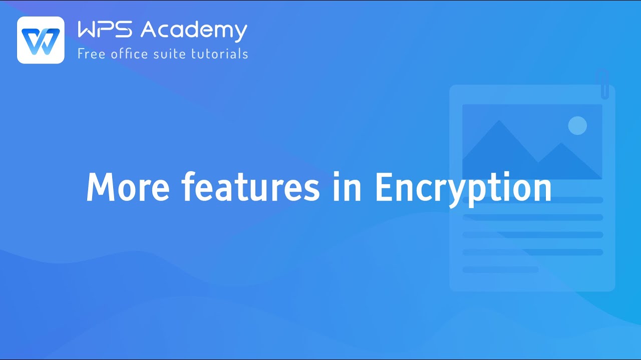 Document Encryption video thumbnail